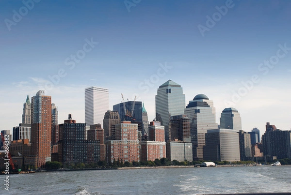 Obraz new york skyline mit financial district