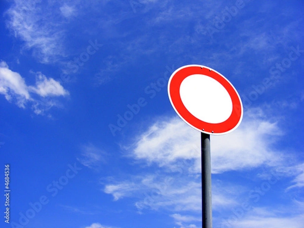 Obraz Durchfahrt verboten