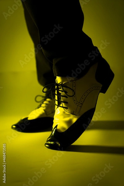 Obraz Man dancer dancing shoes