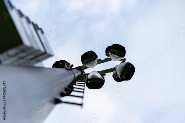 Obraz baseball field lights