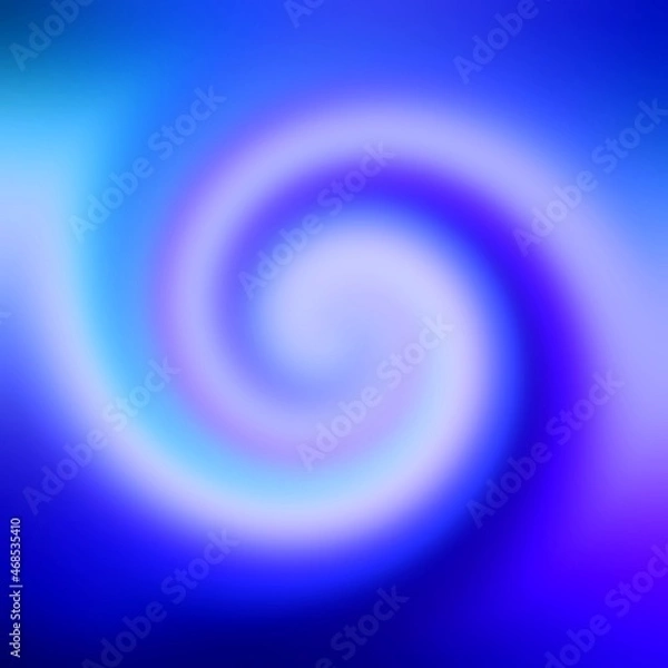 Fototapeta Curl motion blur pattern of blue white striped gradient. Abstract empty background for advertising toothpaste or mouthwash with effect of winter freshness.