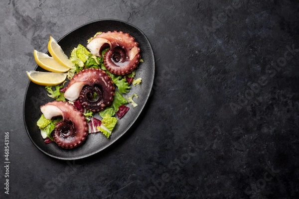 Fototapeta Grilled octopus