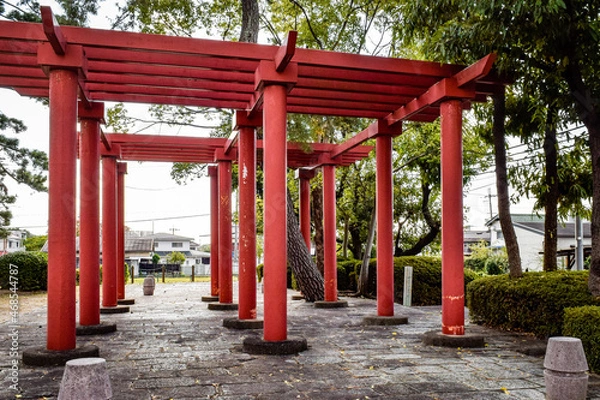 Fototapeta 伊丹廃寺を散策する