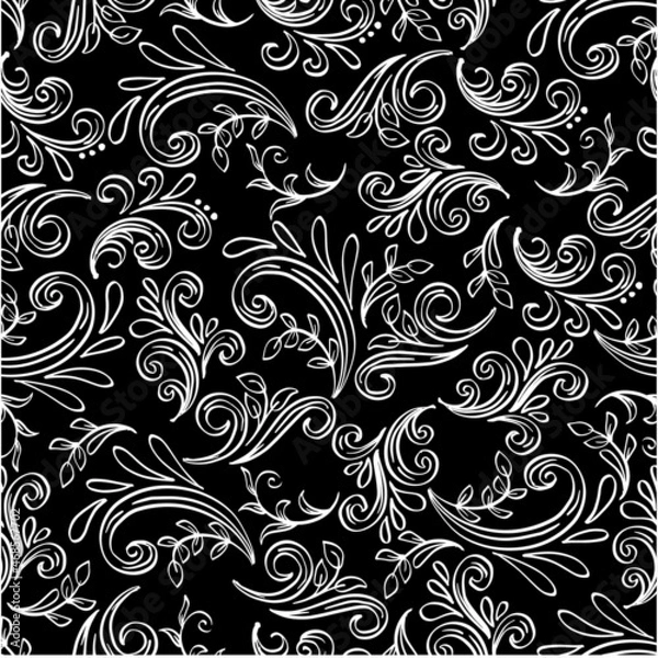Fototapeta Seamless pattern abstract classic background