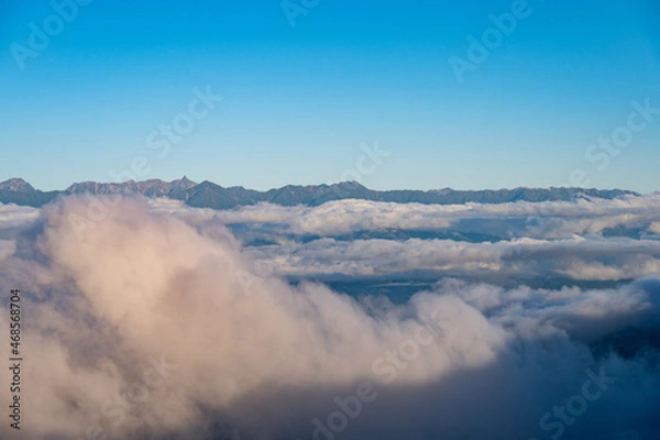 Obraz 北アルプスと雲海