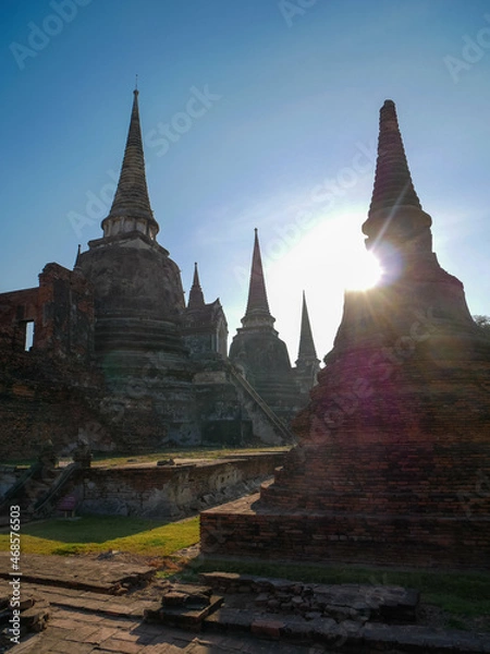 Fototapeta Stupas in Ayutthaya