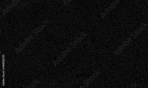 Fototapeta Black leather texture background. Seamless pattern vector background. Seamless Black natural leather texture. Distressed overlay texture of natural leather, grunge background.Vector illustration EPS10