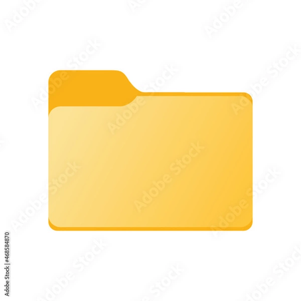 Obraz Folder icon. Documents directory. Desktop icons. My computer PC shortcut signs. System software and devices. New eleven inspired vector illustrations.