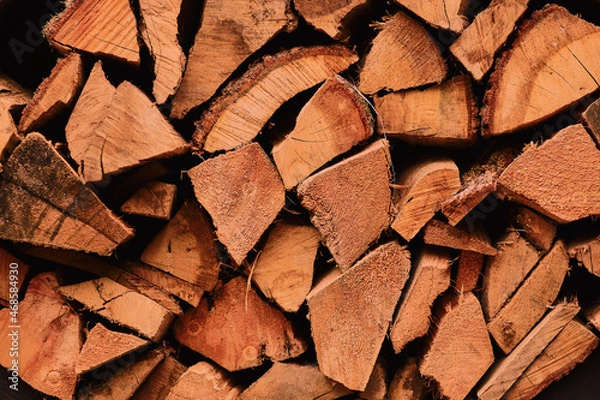 Fototapeta stack of firewood