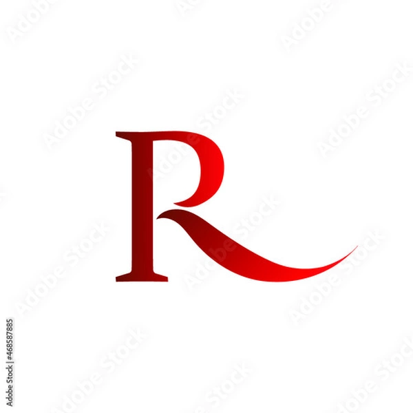 Fototapeta Letter R logo icon design element template