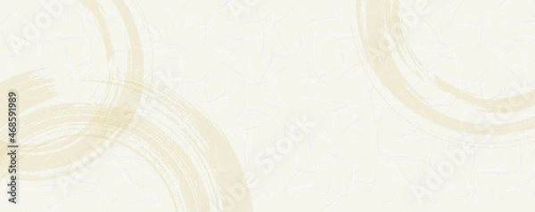 Obraz 和風背景 和紙と波紋のテクスチャ