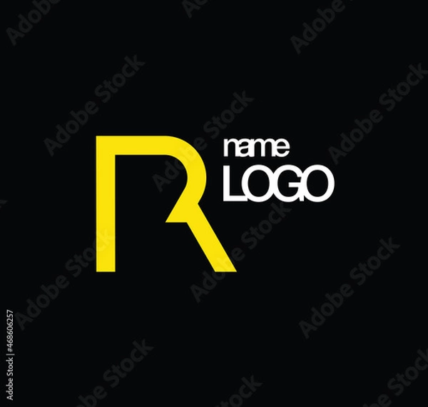 Obraz Letter R logo icon design template elements