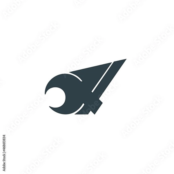 Fototapeta airplane icon vector illustration