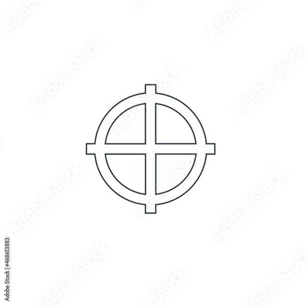 Fototapeta globe with compass