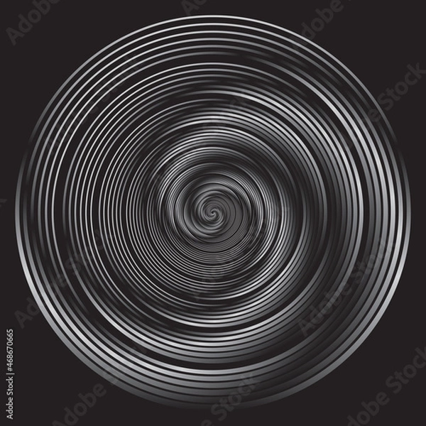 Fototapeta Halftone Vector Spiral Pattern. Design element