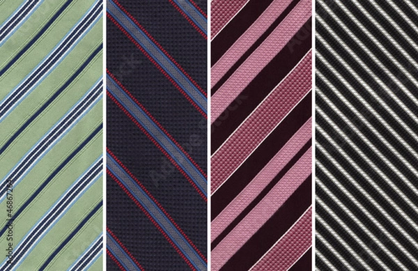 Obraz Striped Textile Swatches