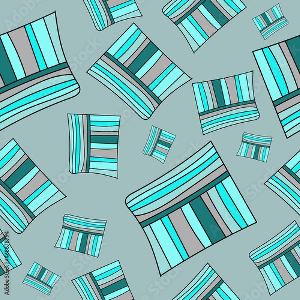 Obraz Seamless geometric abstract vector pattern.