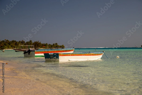 Obraz contraste des lagons