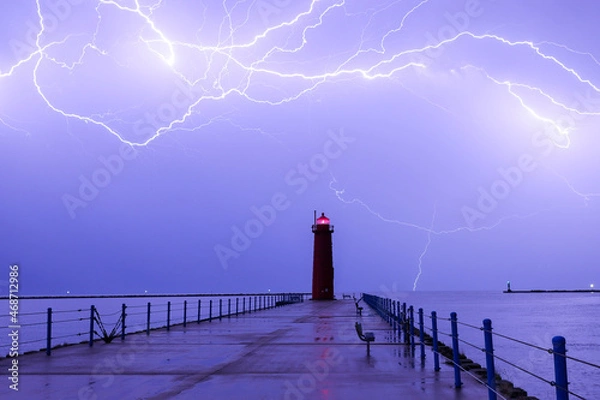 Obraz storm on the sea