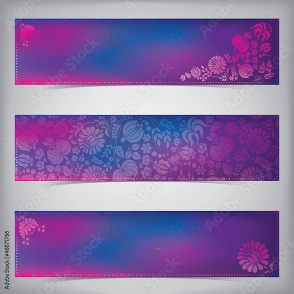 Obraz Colorful banners