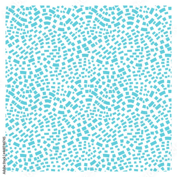 Fototapeta Seamless pattern of mosaic waves.