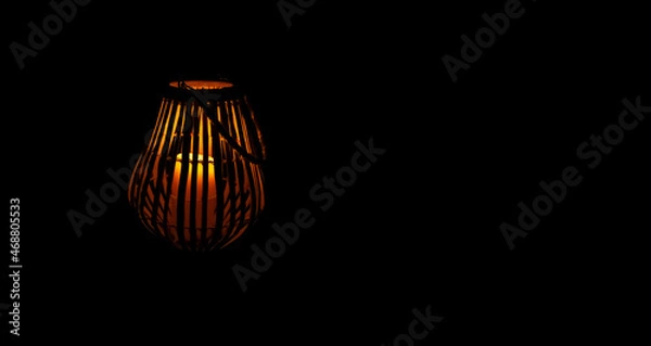 Fototapeta Flame from a lit candle