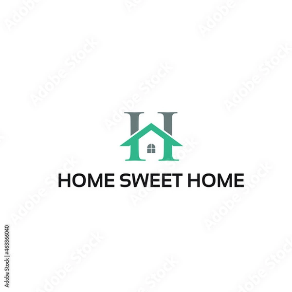Obraz home logo template