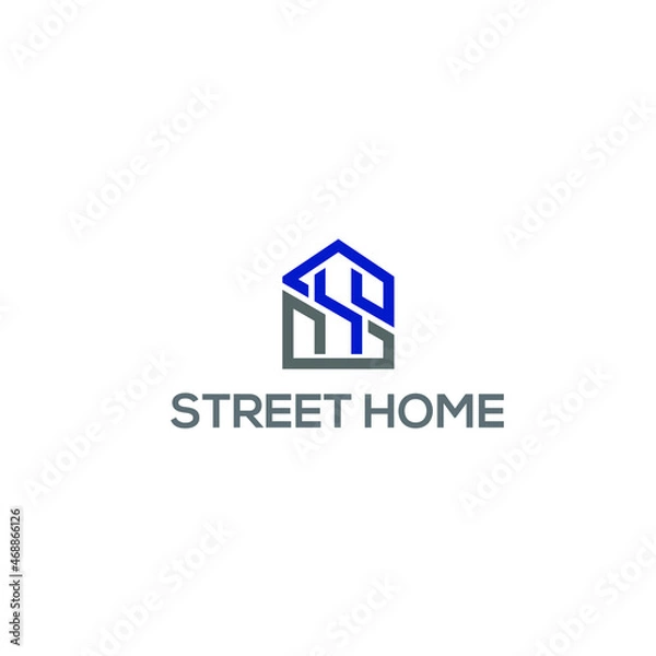 Fototapeta home logo template