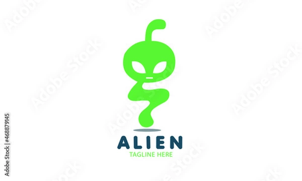 Fototapeta Letter G Alien Logo