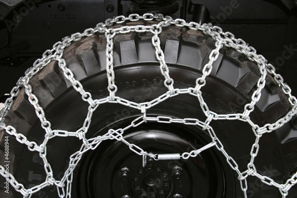 Fototapeta Schneeketten