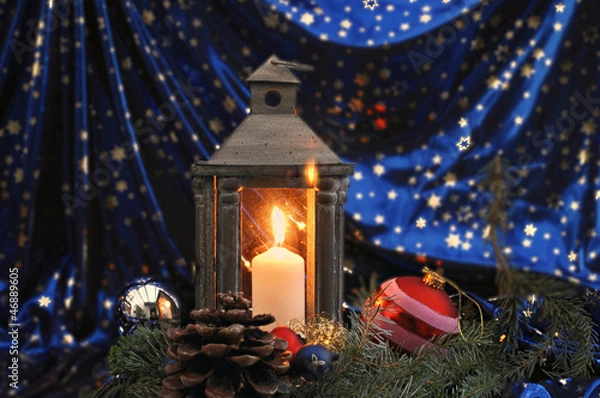 Obraz Laterne mit Kerze