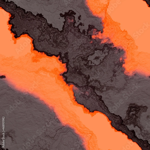 Fototapeta 3d rendering. Seamless Texture of treated natural stone with damage. Old style. Wall surface.