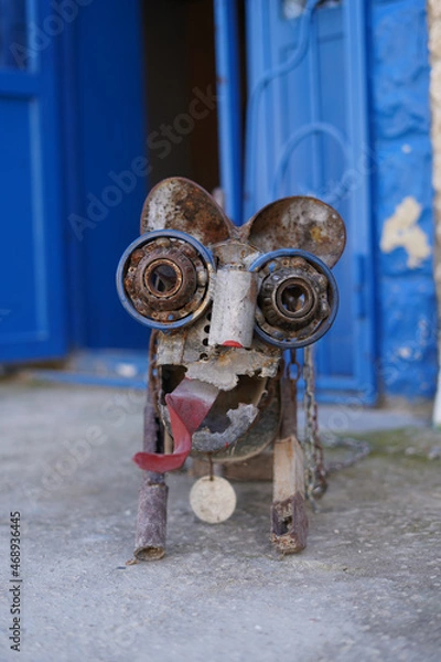 Fototapeta Metal Dog Art