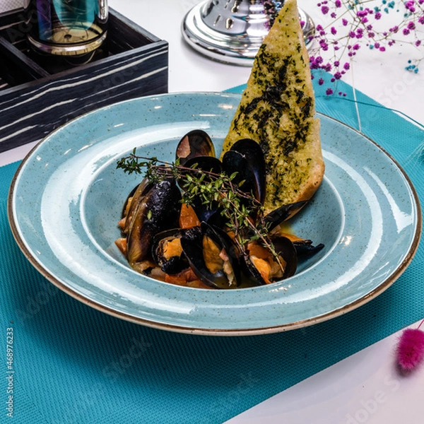 Obraz Dish served on the table