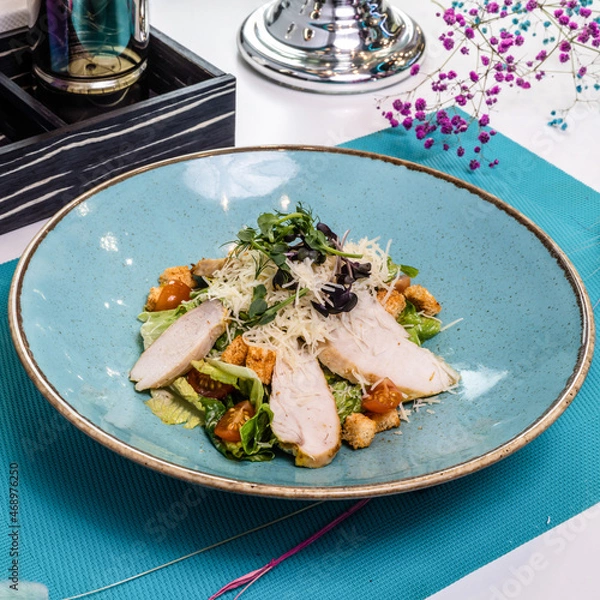 Obraz Dish served on the table