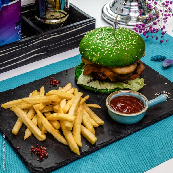 Obraz Dish served on the table