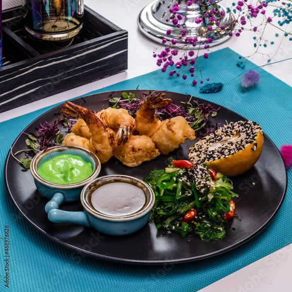 Obraz Dish served on the table