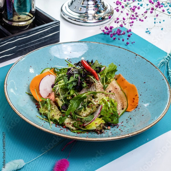 Obraz Dish served on the table