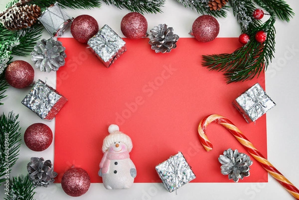 Obraz christmas decoration on table