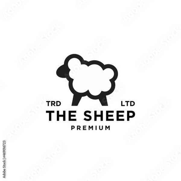 Obraz premium sheep logo icon designs
