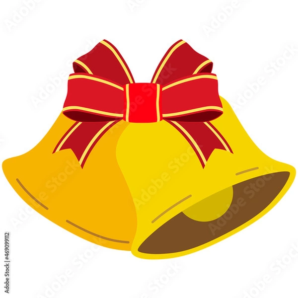 Fototapeta クリスマスのベルのイラスト