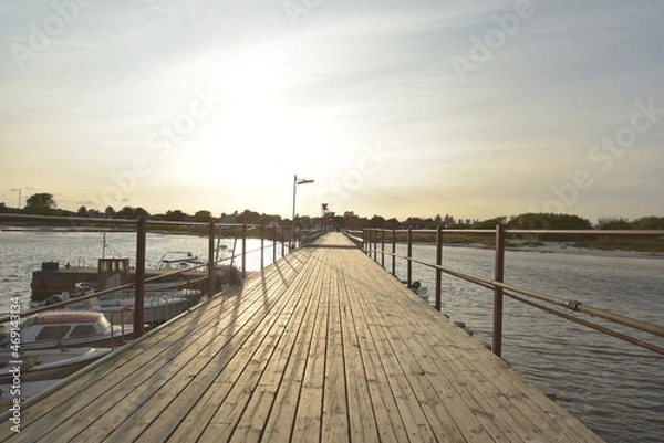 Obraz pier at sunset