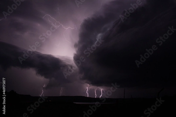 Fototapeta Lightning Storm