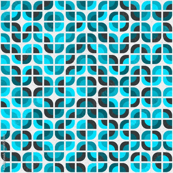 Fototapeta Abstract Geometric Pattern generative computational art illustration