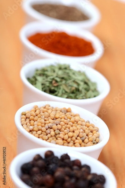 Obraz Spices in pots