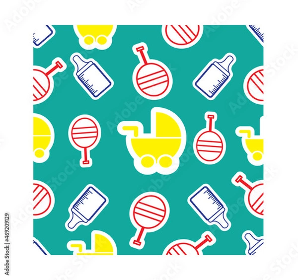 Obraz pattern simple baby