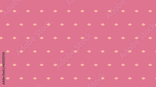 Fototapeta スモールダイヤモンドパターン　ピンク