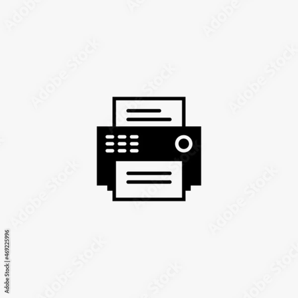 Fototapeta fax icon. fax vector icon on white background