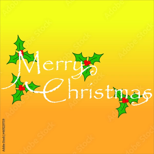 Obraz christmas greeting in vector