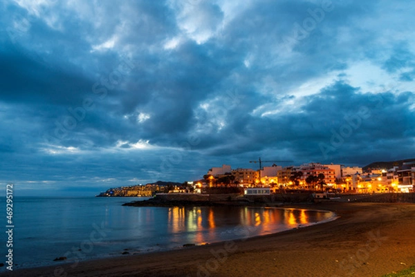 Obraz sunset over the sea Arguineguin